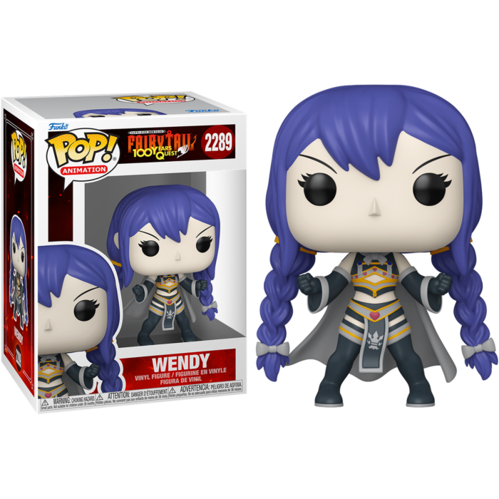 Fairy Tail: 100 Year Quest - Erza, Gray, Lucy, Wendy & Natsu with Happy Pop! Vinyl Figure