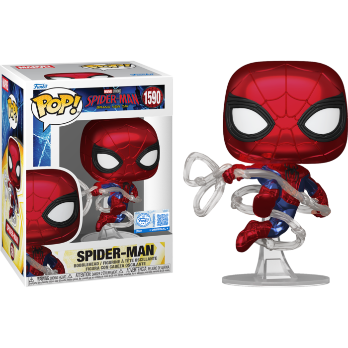Spider-Man: Brand New Day (2026) - Spider-Man Metallic Pop! Vinyl Figure