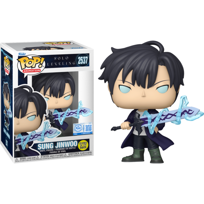 Solo Leveling - Sung Jinwoo with Sword Glow-in-the-Dark Pop! Vinyl Figure