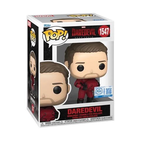 Daredevil: Unmasked Daredevil (Born Again) Pop! Vinyl Figure #1547 - Entertainment Earth Exclusive