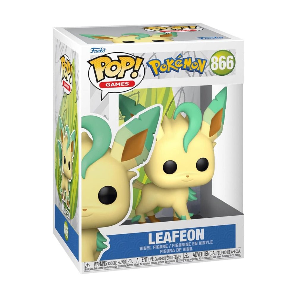 Funko Pop! Pokemon Wave 10 Vinyl Figure - Lapras #864 - Piplup #865 - Leafeon #866
