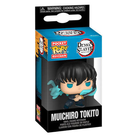 Demon Slayer Muichiro Tokito (Attack) Funko Pocket Pop! Keychain