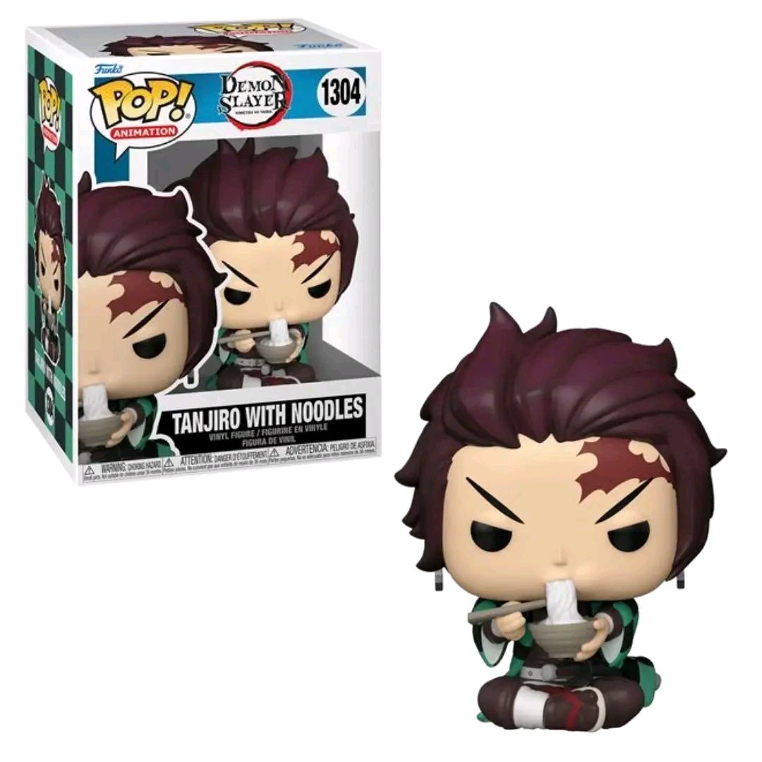 Funko Pop! Demon Slayer: Tanjiro with Noodles #1304 – Kanao Tsuyuri #1305 – Mitsuri Kanroji #1306 – Rui #1307 – Kyojuro Rengoku #1308