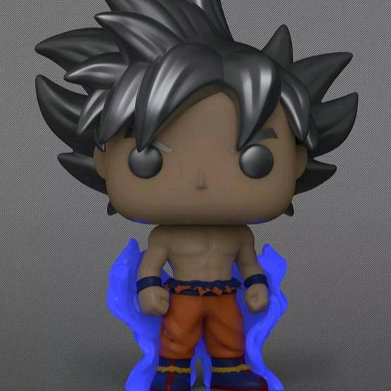 Funko Pop! DragonBall Z: Goku (Ultra Instinct) (GITD) (Metallic) (Hot Topic)
