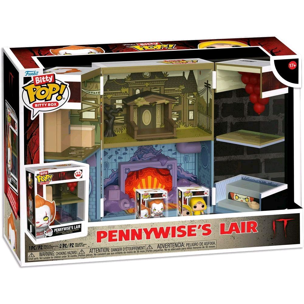 Funko Bitty POP! Box: IT- Funhouse with Pennywise and George Collectible Vinyl Mini-Figure