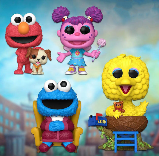 Funko Pop! Sesame Street - Abby - Elmo - Cookie Monster - 6 inch Big Bird Vinyl Figure
