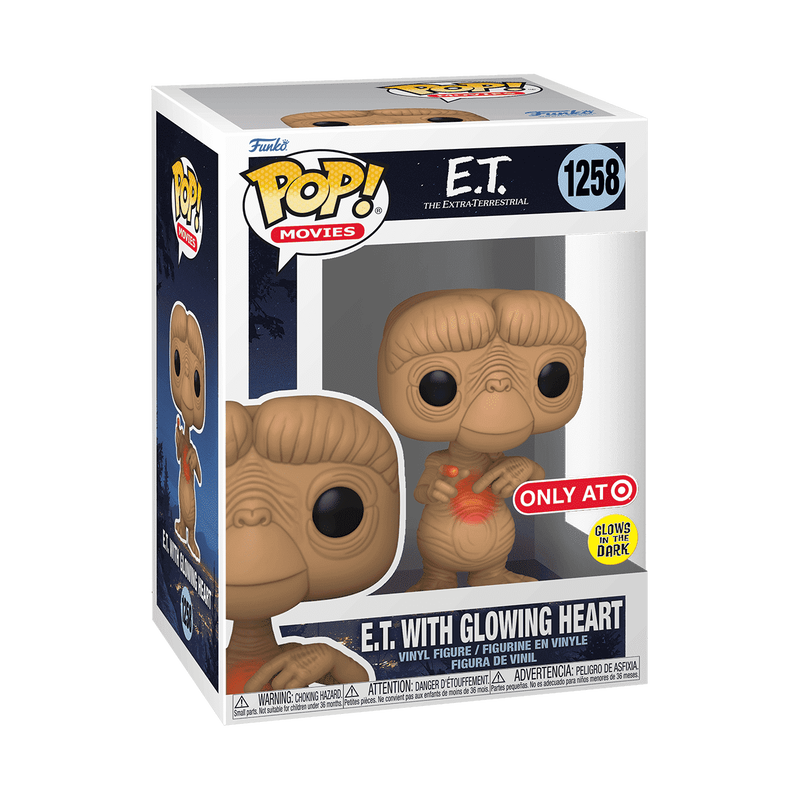 Funko Pop! Movies: E.T With Glowing Heart (GITD) - Target Exclusive