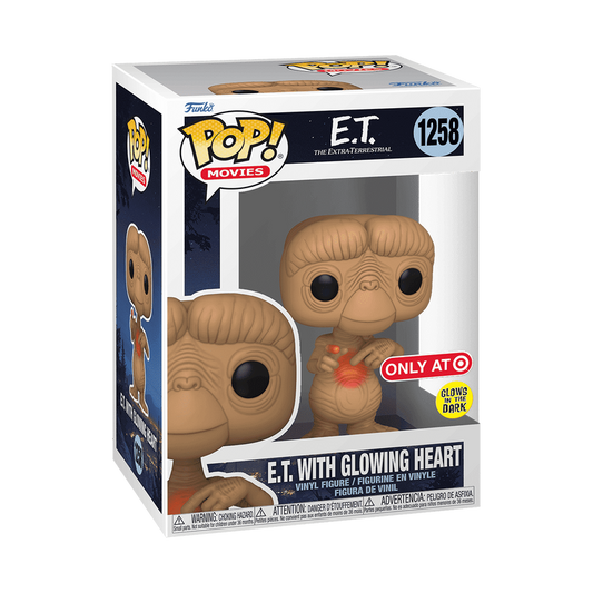 Funko Pop! Movies: E.T With Glowing Heart (GITD) - Target Exclusive