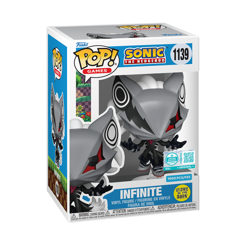 Funko Pop! Games Sonic the Hedgehog Infinite Glows in the Dark - Limited Edition 9500pcs