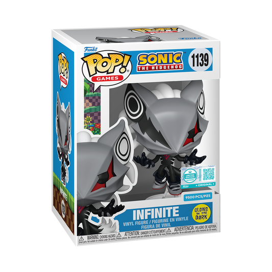 Funko Pop! Games Sonic the Hedgehog Infinite Glows in the Dark - Limited Edition 9500pcs