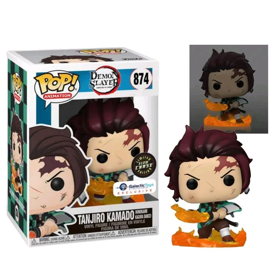 Funko Pop! Demon Slayer: Tanjiro Kamado #874 (Hinokami Kagura Dance) (Galactic Toys Exclusive)