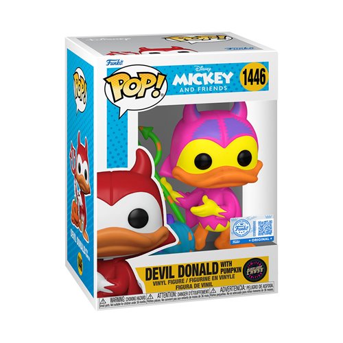 Mickey and Friends Devil Donald with Pumpkin Funko Pop! Vinyl Figure #1446 - Specialty Series