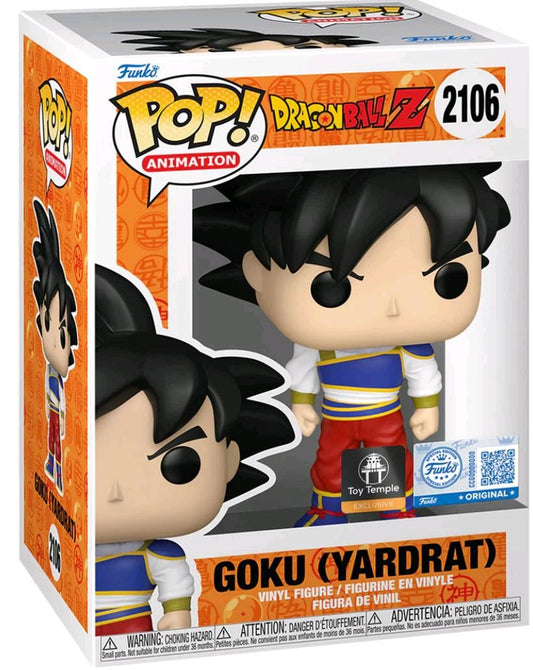 Funko POP! Goku (Yardrat) DragonBall Z #2106 [Toy Temple Exclusive]