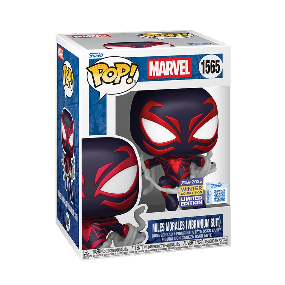 Funko Pop! Marvel Miles Morales (Vibranium Suit) Winter Convention 2025