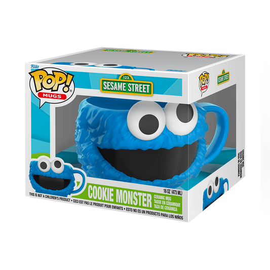 Funko Pop! Mug - Sesame Street: Elmo & Cookie Monster Ceramic Collectible Mug