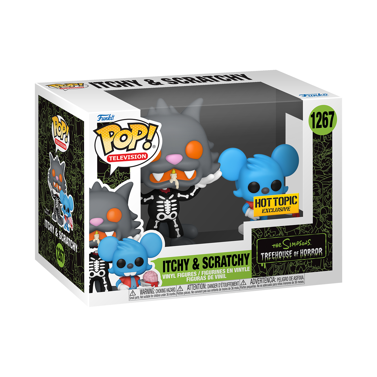 Simpsons: Itchy & Scratchy Funko Pop! Vinyl Figure - Hot Topic Exclusive/ Special Edition