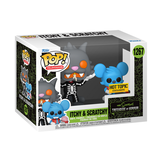 Simpsons: Itchy & Scratchy Funko Pop! Vinyl Figure - Hot Topic Exclusive/ Special Edition