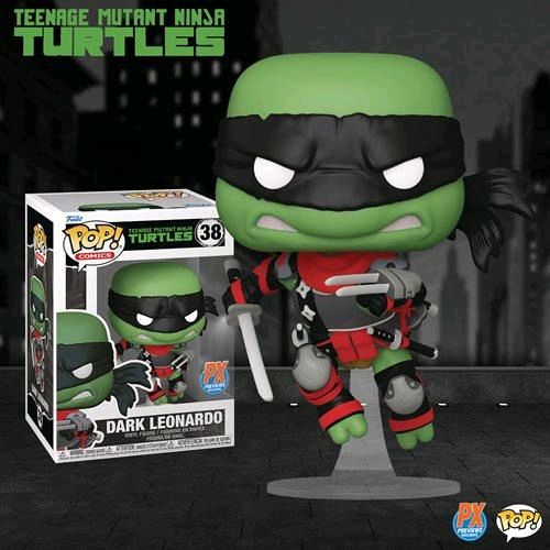 Funko Pop! Teenage Mutant Ninja Turtle TMNT: Dark Leonardo (PX Previews)