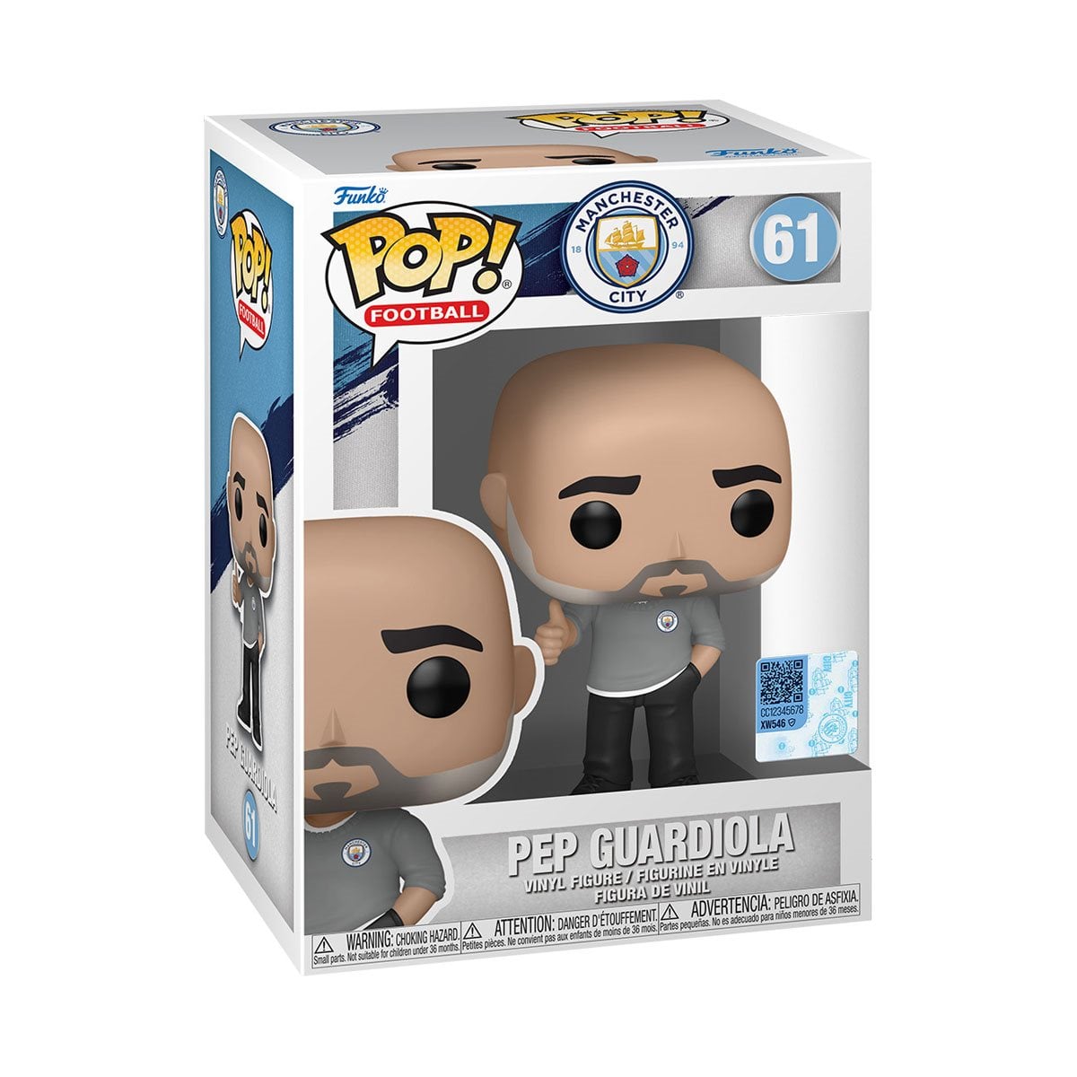 Football Manchester City Pep Guardiola Funko Pop! Vinyl Figure #61