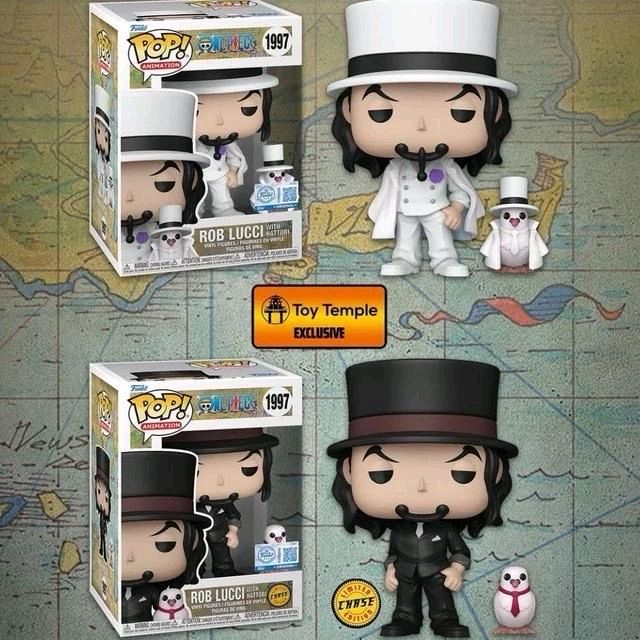 Funko POP! Rob Lucci with Hattori One Piece #1997 [Common & Chase] [Pre-Release] [Toy Temple Exclusive]