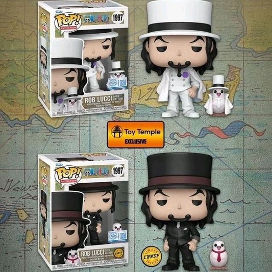 Funko POP! Rob Lucci with Hattori One Piece #1997 [Common & Chase] [Pre-Release] [Toy Temple Exclusive]