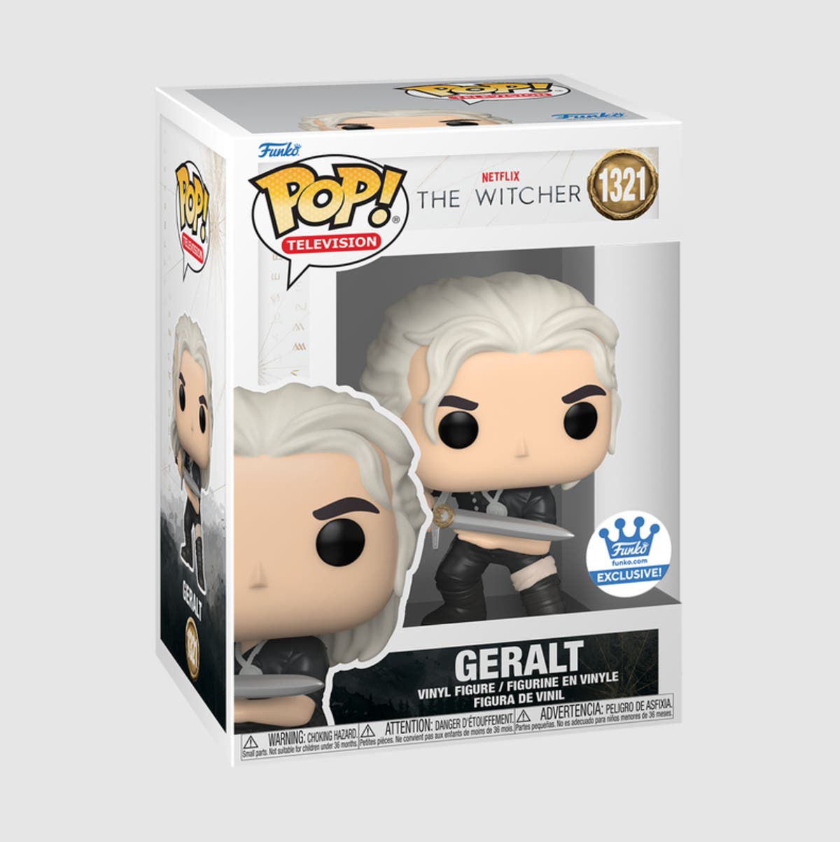 Funko Pop! The Witcher: Geralt Training Vinyl Figure - Funko Shop Exclusive