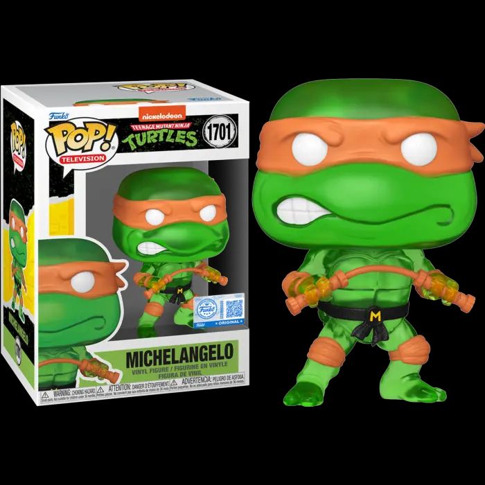 Funko Pop! Teenage Mutant Ninja Turtles - The Four Brothers (Translucent Green) Pop! Vinyl Figure