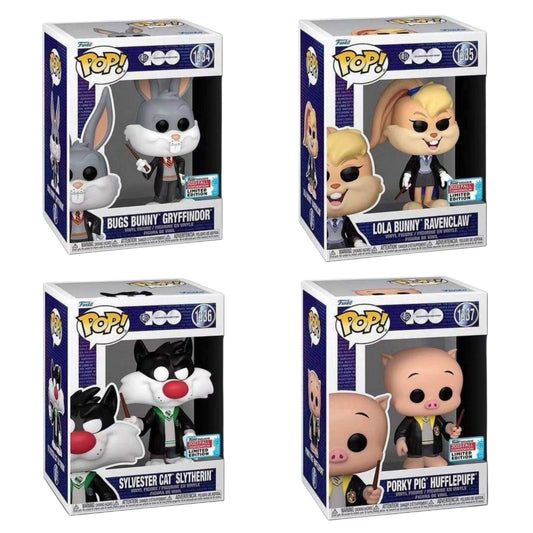 Looney Tunes x Harry Potter: Bugs Bunny - Lola Bunny - Porky Pig - Sylvester Cat Funko Pop! Vinyl Figure (2023 Fall Convention)