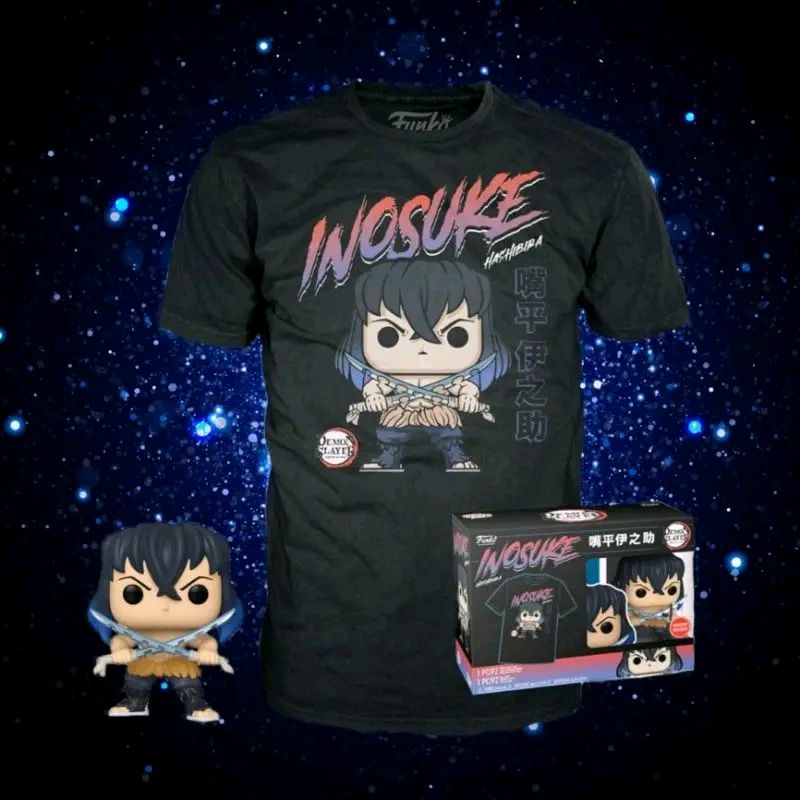 Funko Pop! Tees: Demon Slayer - Inosuke (GameStop Exclusive)