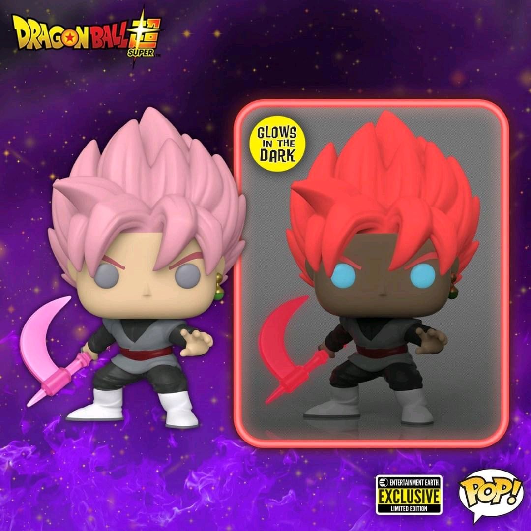 Funko Pop! Dragon Ball Z: Super Saiyan Rose Goku Black #1279 (GITD) (Entertainment Earth)