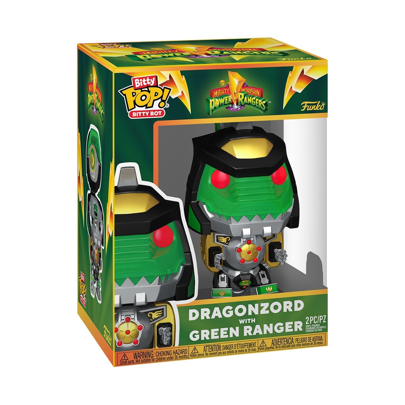 Funko Bitty Bot Dragonzord With Green Ranger