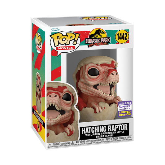 Funko Pop! Jurassic Park:Hatching Raptor (2023 Summer Convention Exclusive)