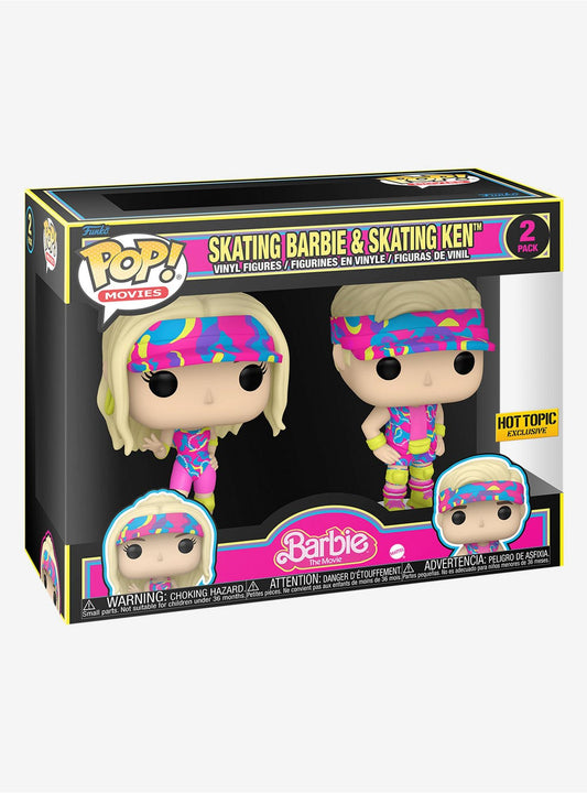 Funko Pop! Barbie: Skating Barbie & Skating Ken 2-Pack - Hot Topic Exclusive