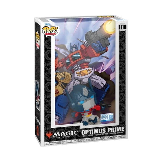 Funko Pop! Comic Cover Transformers x Magic: The Gathering - Optimus Prime Vinyl Figure
