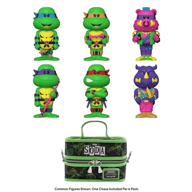 Funko Soda: Blacklight Teenage Mutant Ninja Turtles 6-Pack Vinyl Soda with Cooler Bag (Funko Shop Exclusive) (Limited 10,000 Pieces)