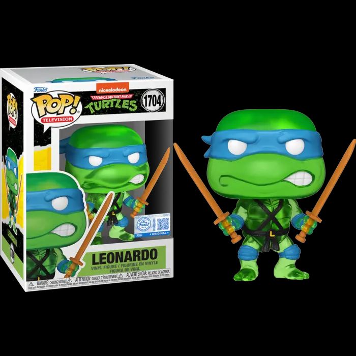 Funko Pop! Teenage Mutant Ninja Turtles - The Four Brothers (Translucent Green) Pop! Vinyl Figure