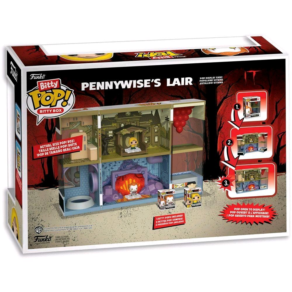Funko Bitty POP! Box: IT- Funhouse with Pennywise and George Collectible Vinyl Mini-Figure