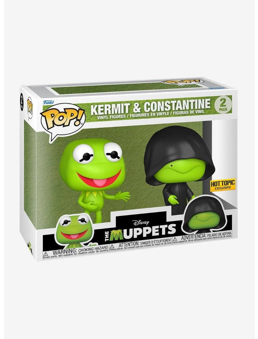 Funko Pop! Disney Muppets: Kermit & Constantine 2-Pack - Hot Topic Exclusive