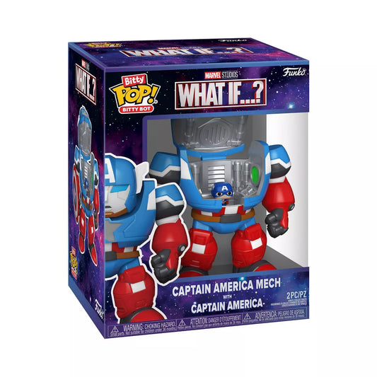 Funko Bitty Bots: What if!? Captain America with Mech