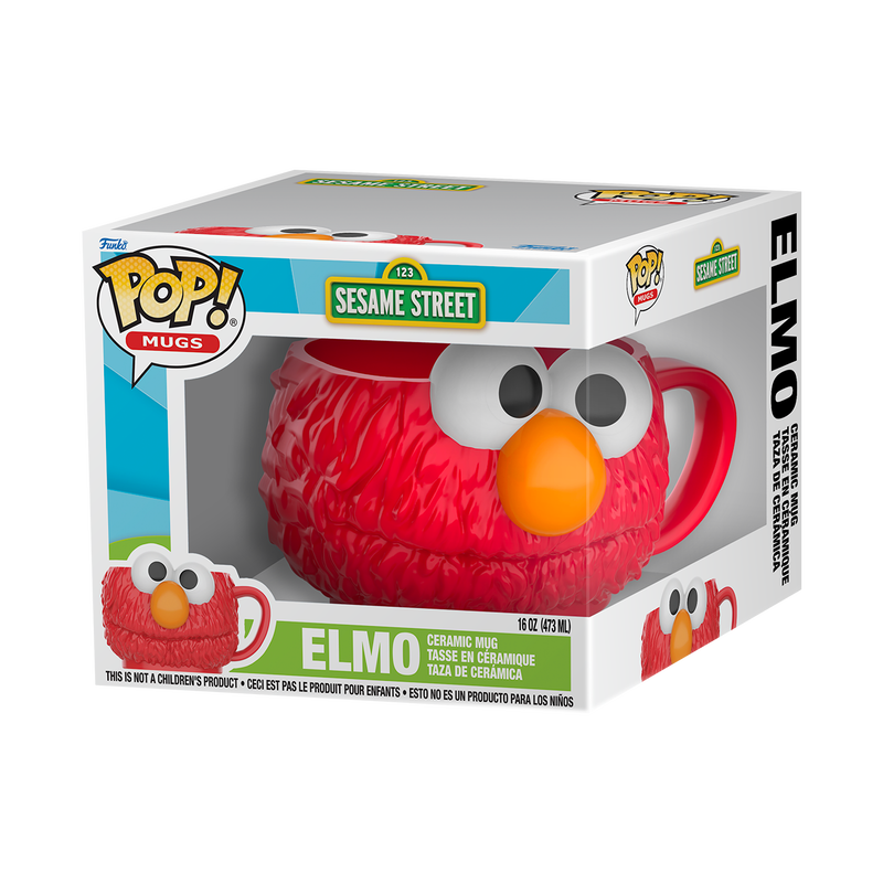 Funko Pop! Mug - Sesame Street: Elmo & Cookie Monster Ceramic Collectible Mug