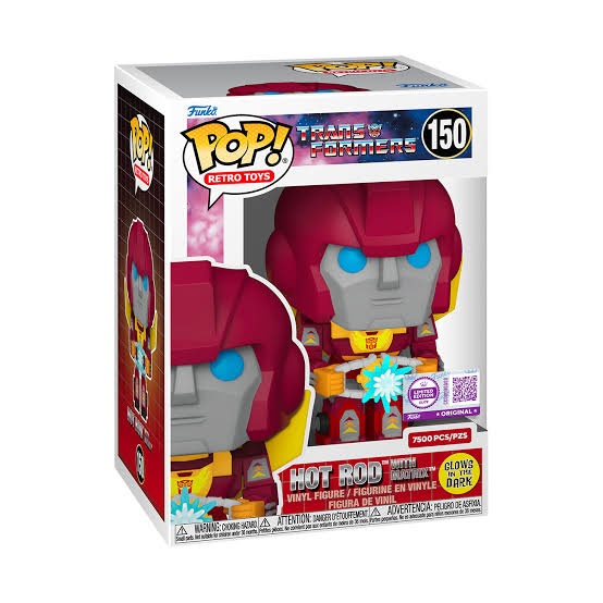 Transformers: Hot Rod with Matrix Funko Pop! Vinyl Figure (Glow) - Limited Edition 7500pcs