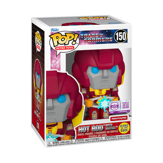 Transformers: Hot Rod with Matrix Funko Pop! Vinyl Figure (Glow) - Limited Edition 7500pcs