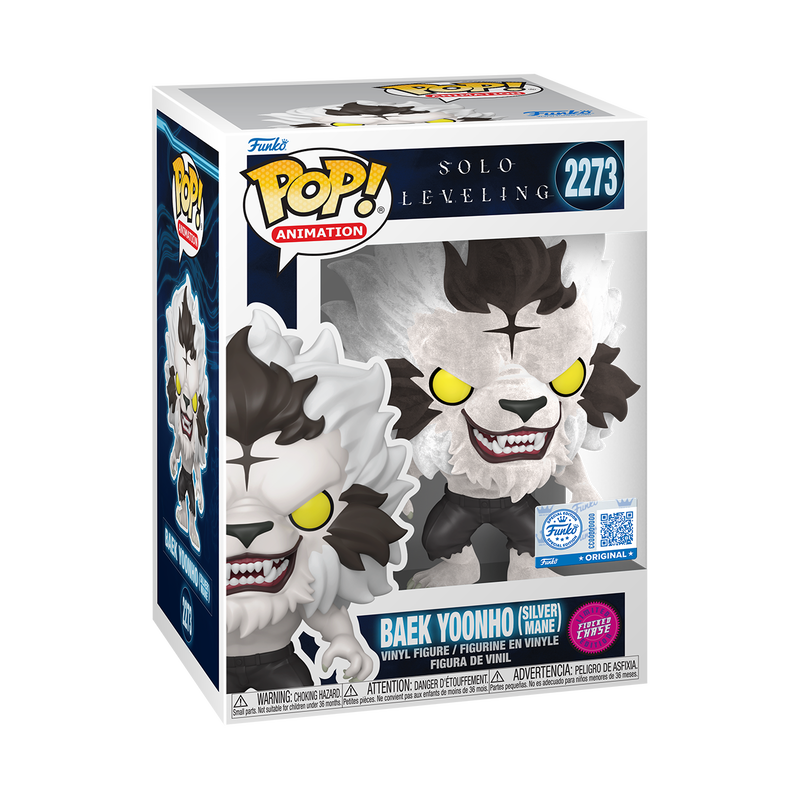 Funko Pop! Solo Leveling: Baek Yoonho (Silver Mane) #2273 Chalice Collectibles PreRelease Exclusive