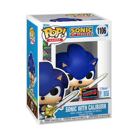 Funko Pop! Sonic Hedgehog Sonic With Caliburn - NYCC 2025