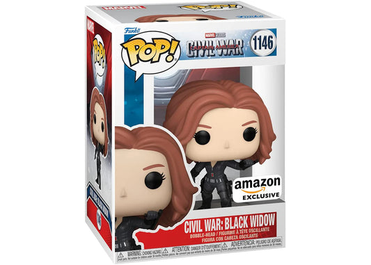Funko Pop! Marvel Civil War: Black Widow - Amazon Exclusive