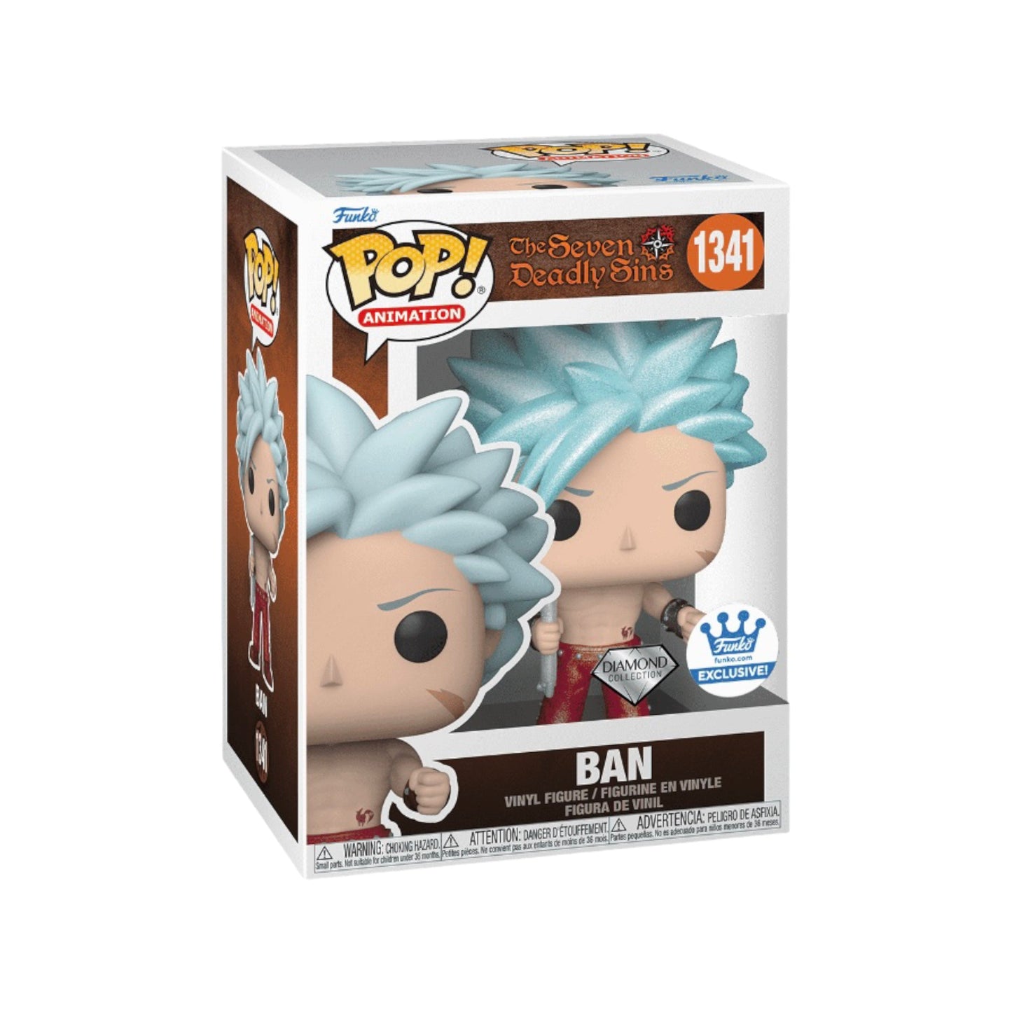 Funko Pop! Seven Deadly Sins: Ban (Diamond) Vinyl Figure - Funko Shop Exclusive