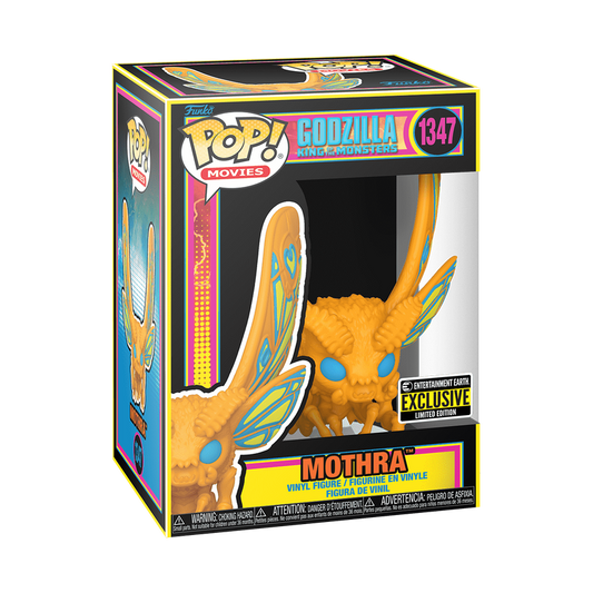 Funko Pop! Godzilla: Black Light Mothra - Entertainment Earth Exclusive