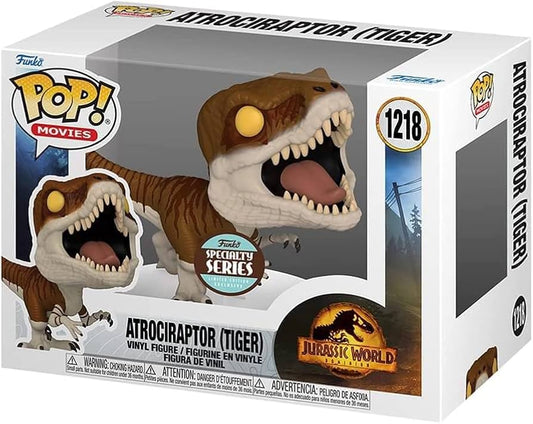 Funko Pop! Jurassic World Atrociraptor (Tiger) #1218 (Specialty Series)