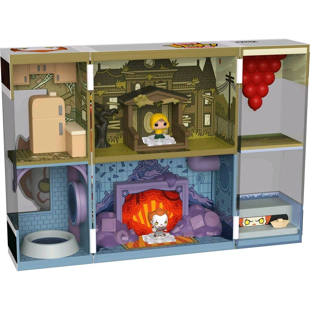 Funko Bitty POP! Box: IT- Funhouse with Pennywise and George Collectible Vinyl Mini-Figure
