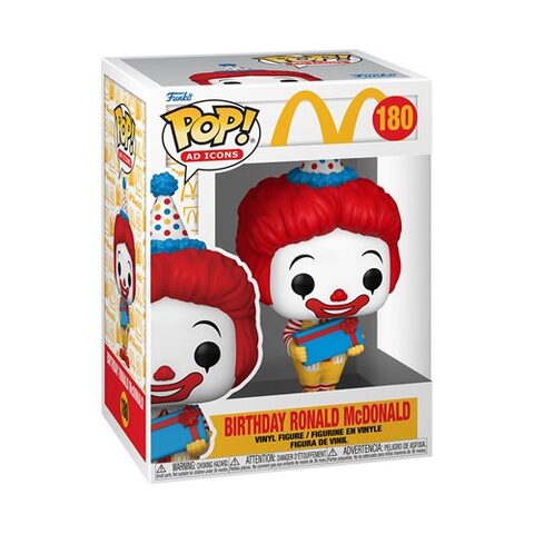 Funko Pop! Ad Icons: Birthday Ronald McDonald #180 - McDonalds Hamburglar #181